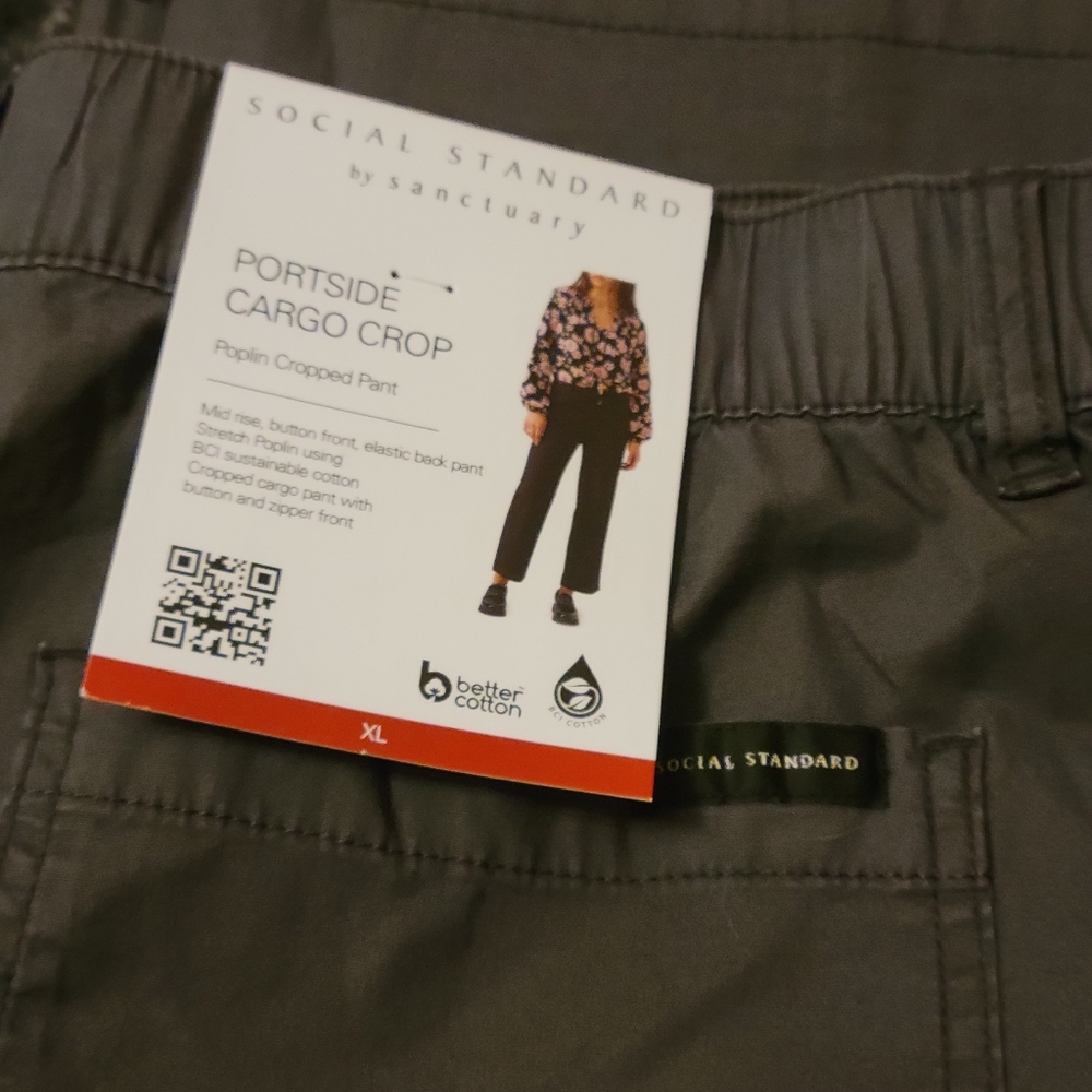 Social Standard Cargo Crop Pants